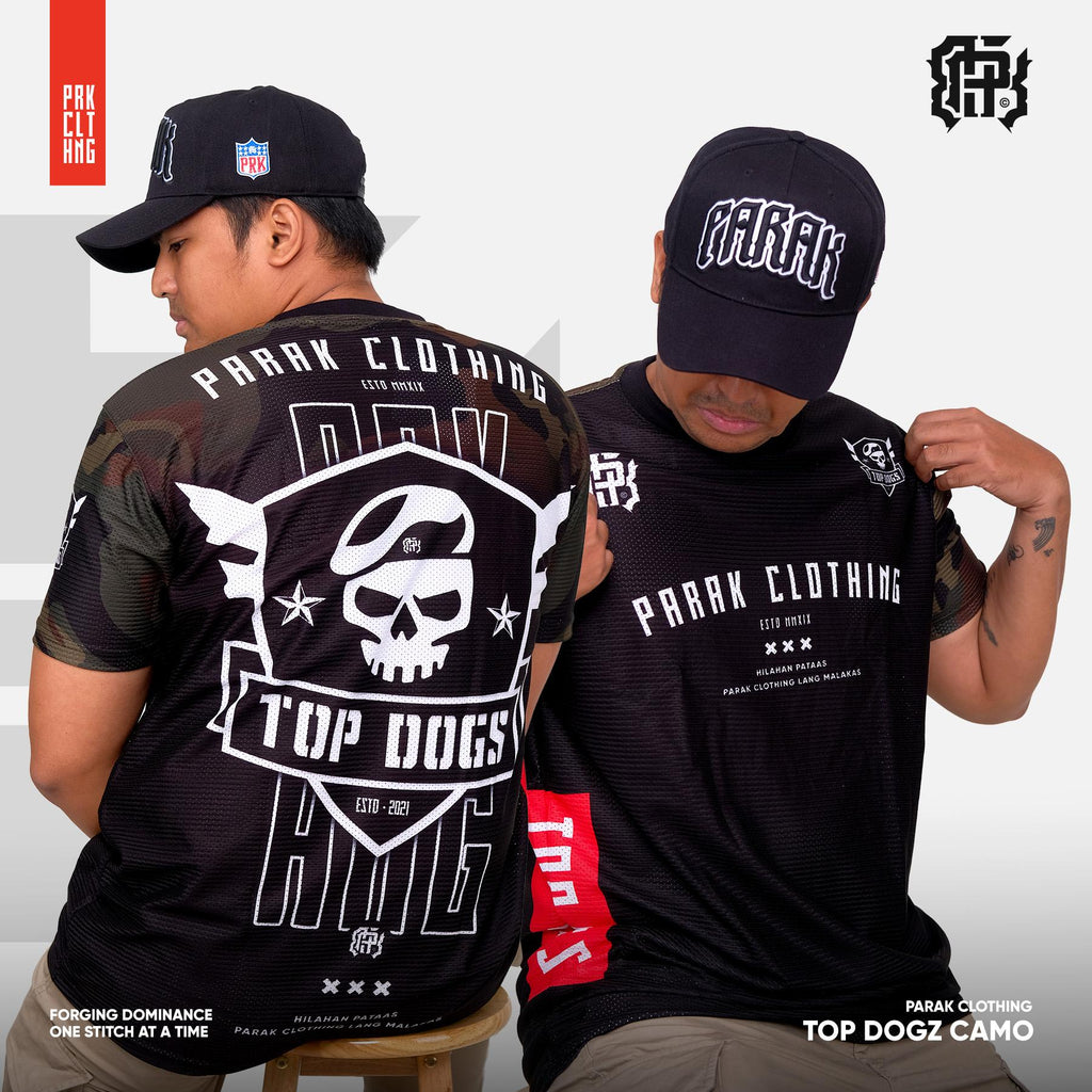 Parak Clothing Top Dogz Camo Aircool Fabric T-Shirt