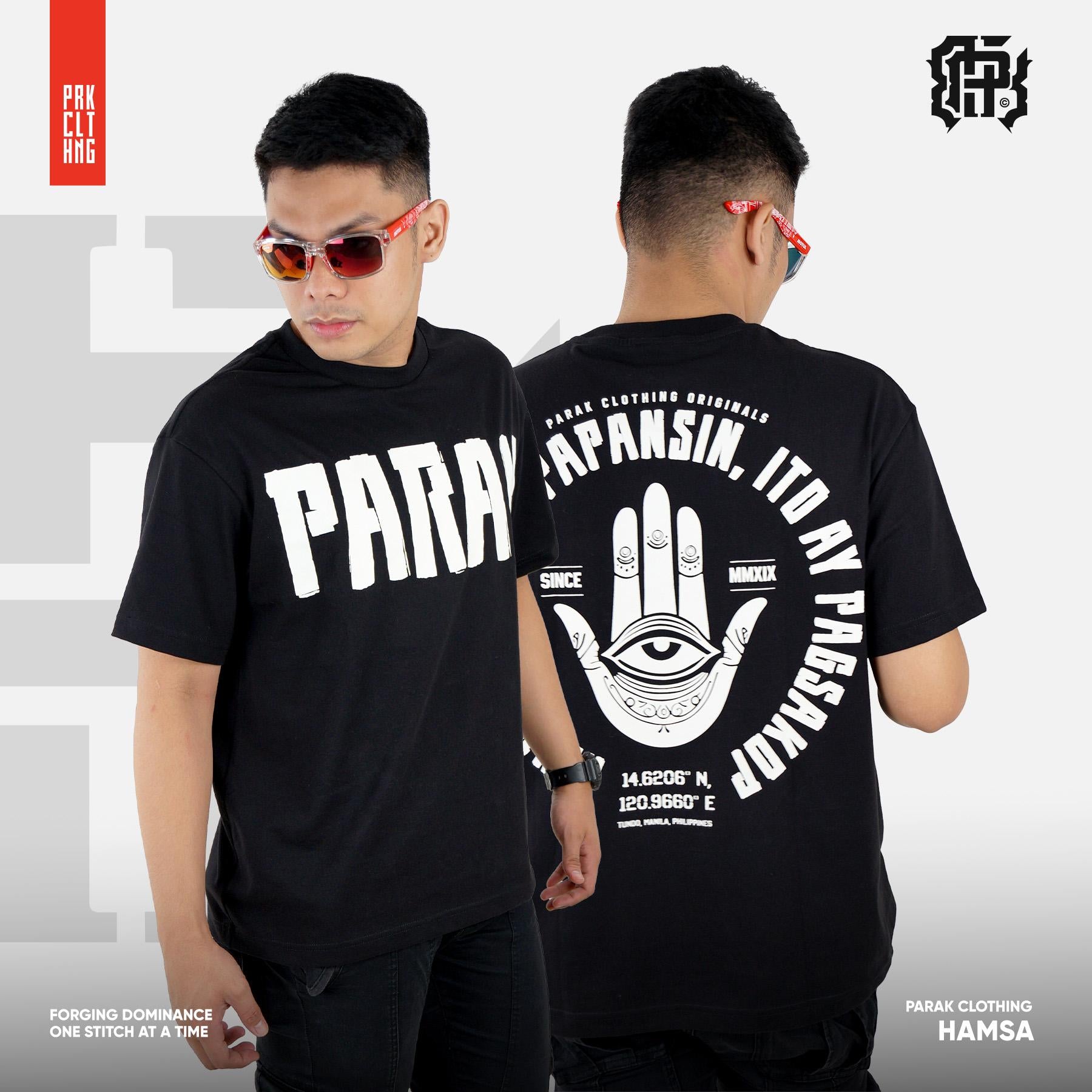 Parak Clothing Hamsa Hand Silkscreen Cotton T-Shirt