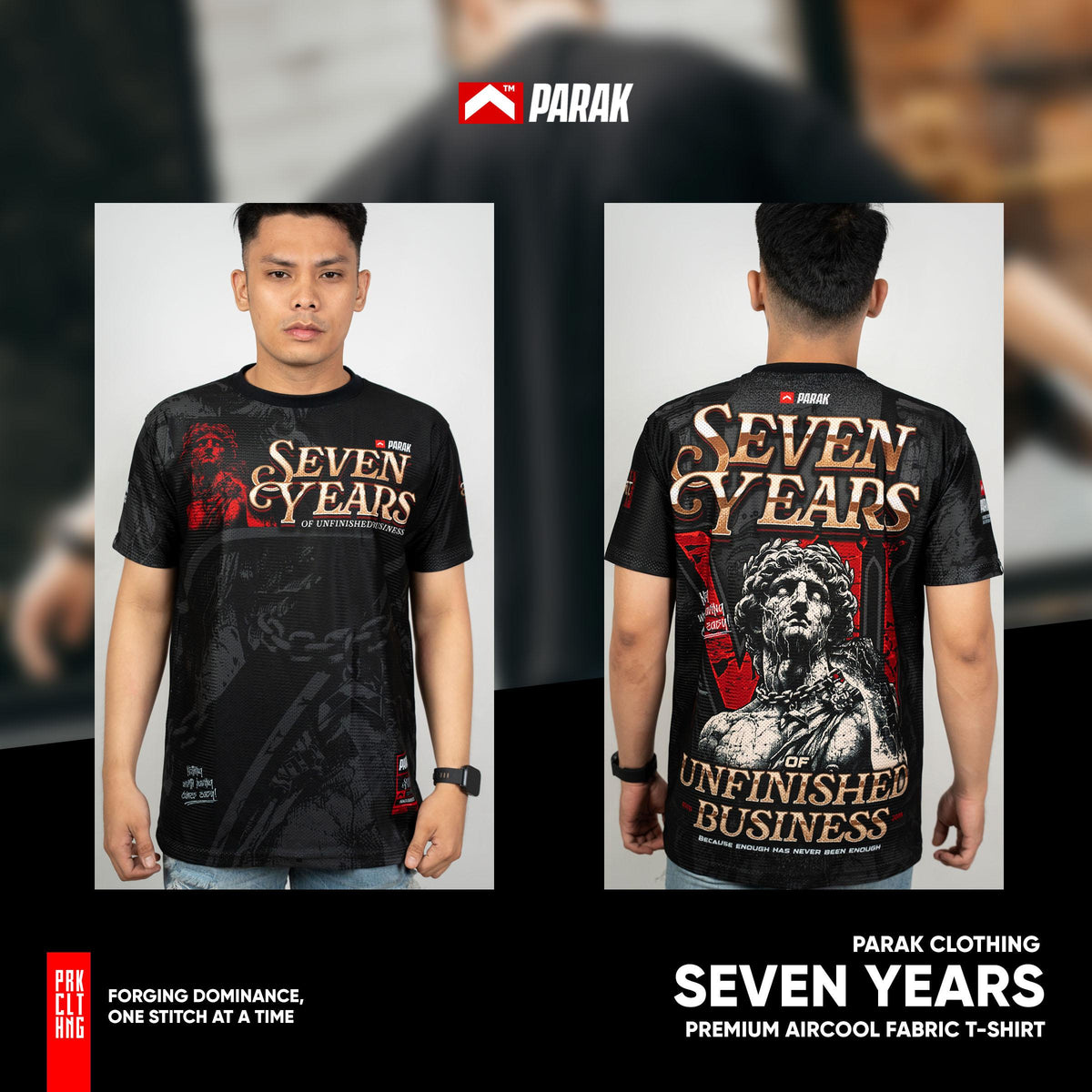 Parak Clothing Seven Years Premium Aircool Fabric T-shirt