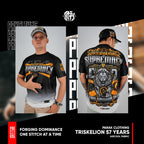 Triskelion 57 Years Frat Shirt Parak x Lods Moto - Aircool Lightweight Breathable Moisture-wicking Machine Washable