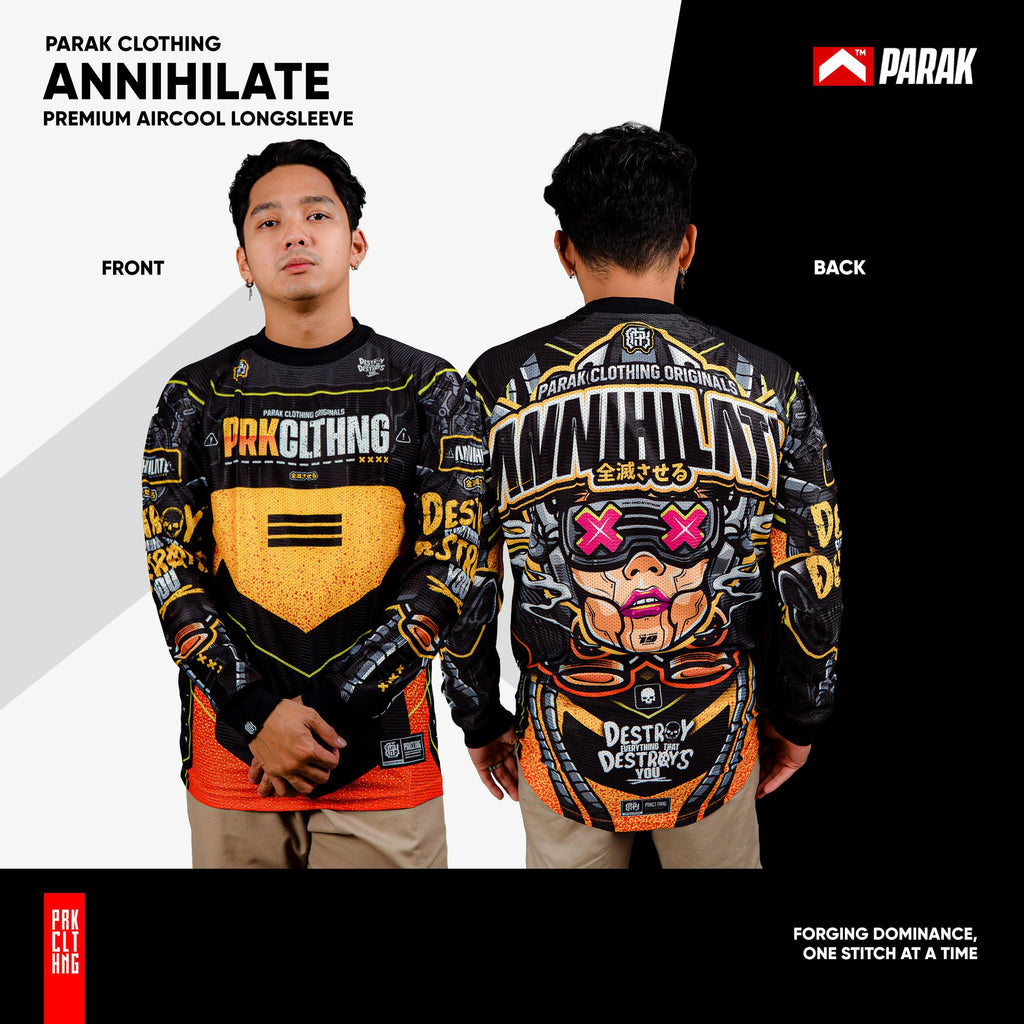 Parak Clothing Annihilate Raglan Edition Aircool Riding Jersey