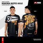 Parak Clothing X Makina Moto Axle T-shirt Aircool Fabric Limited Edition