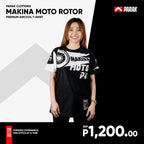 Parak Clothing X Makina Moto Rotor T-shirt Aircool Fabric Limited Edition