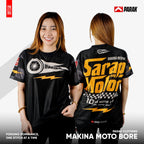 Parak Clothing X Makina Moto Bore T-shirt Aircool Fabric Limited Edition