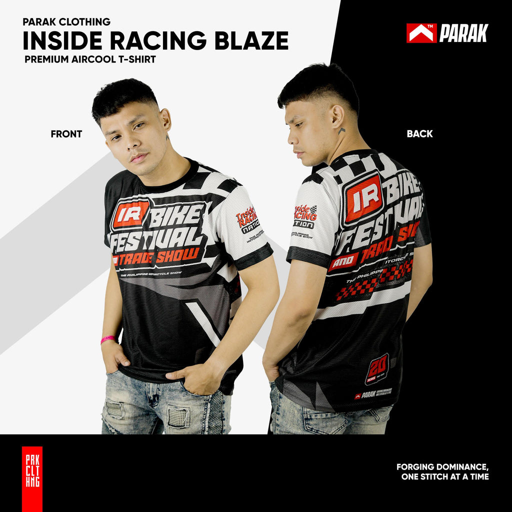Parak Clothing X Inside Racing Blaze T-shirt Aircool Fabric Limited Edition