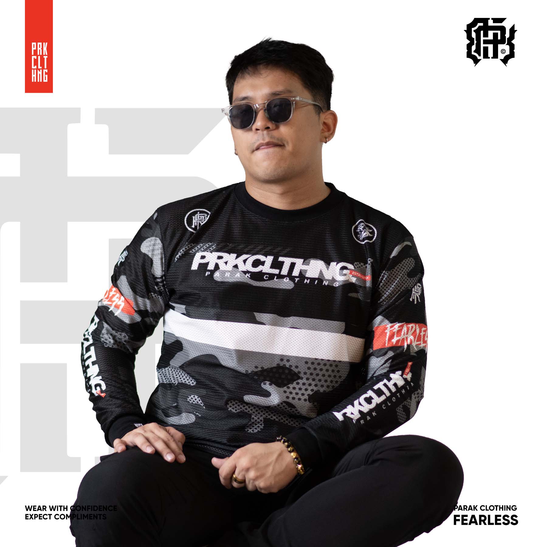 Parak Clothing Fearless Aircool Fabric Riding Jersey