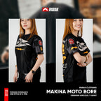 Parak Clothing X Makina Moto Bore T-shirt Aircool Fabric Limited Edition