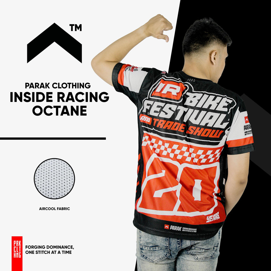Parak Clothing X Inside Racing Octane T-shirt Aircool Fabric Limited Edition