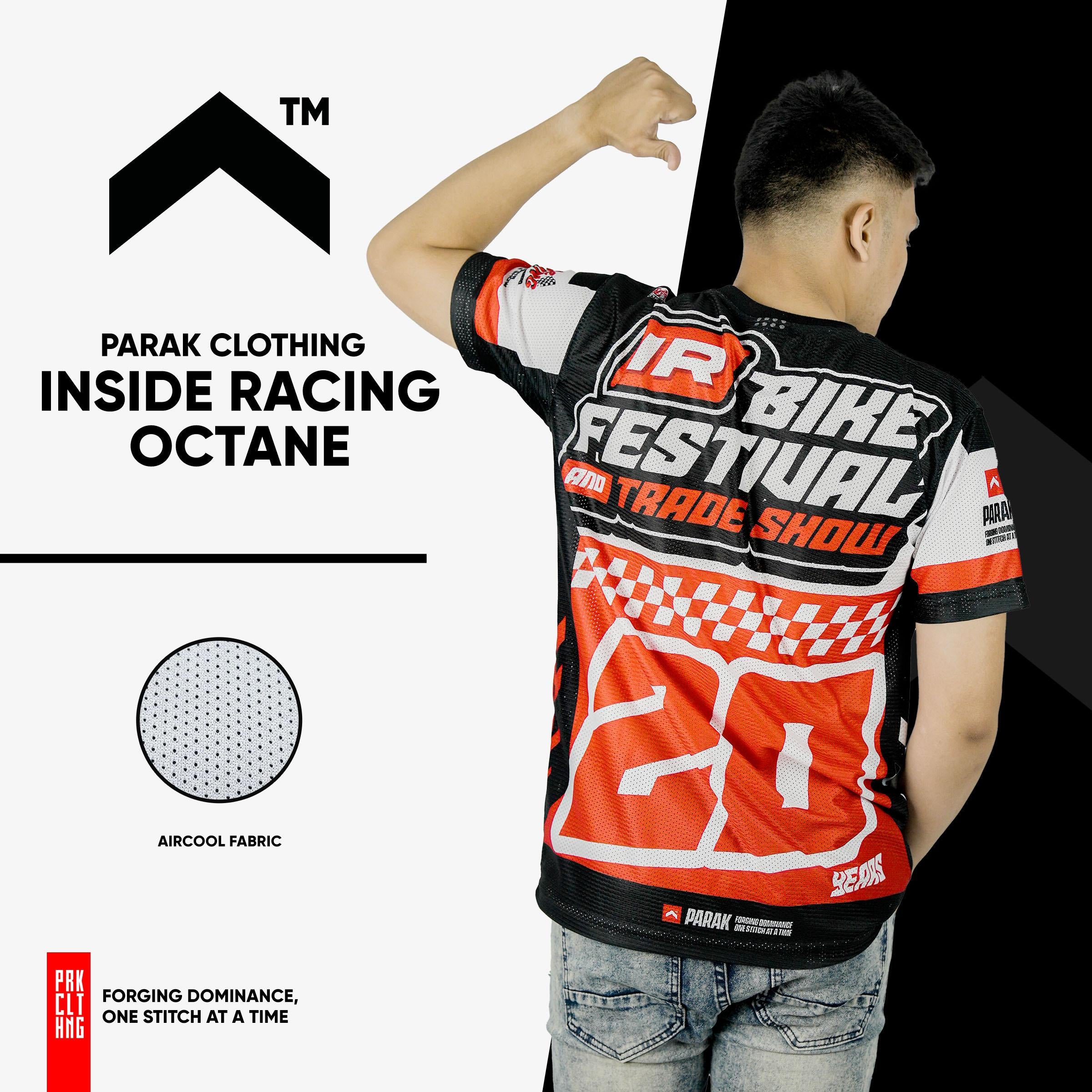 Parak Clothing X Inside Racing Octane T-shirt Aircool Fabric Limited Edition