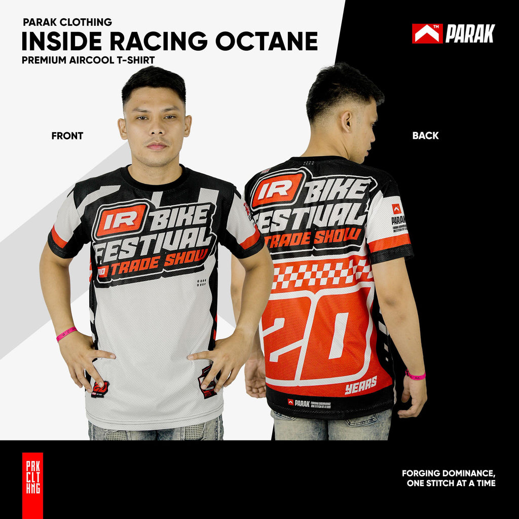 Parak Clothing X Inside Racing Octane T-shirt Aircool Fabric Limited Edition