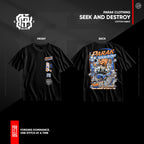 Parak Clothing Seek and Destroy Silkscreen Cotton T-Shirt