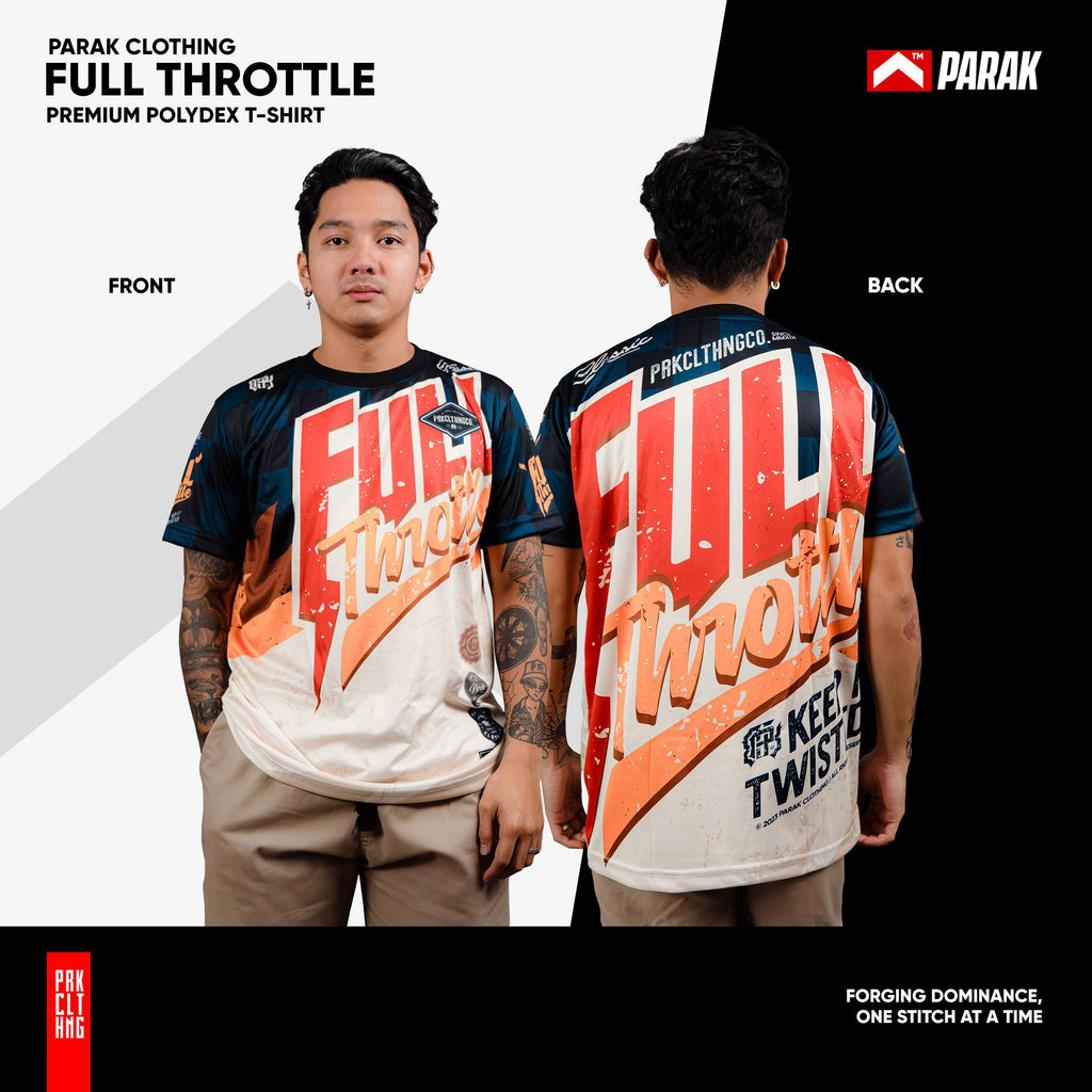 Parak Clothing Full Throttle Polydex Fabric T-Shirt