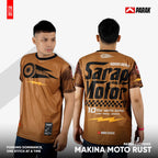 Parak Clothing X Makina Moto Rust T-shirt Aircool Fabric Limited Edition
