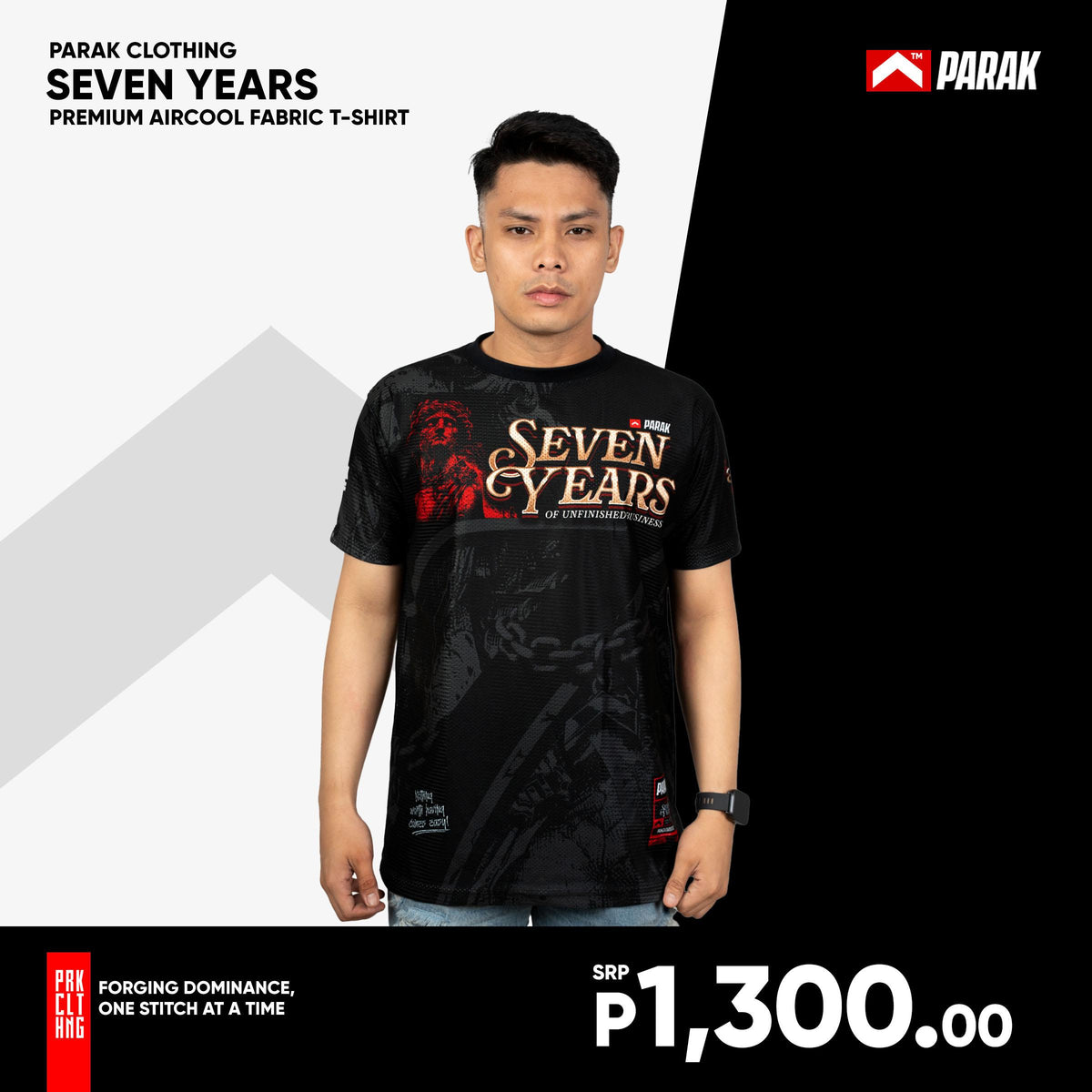 Parak Clothing Seven Years Premium Aircool Fabric T-shirt
