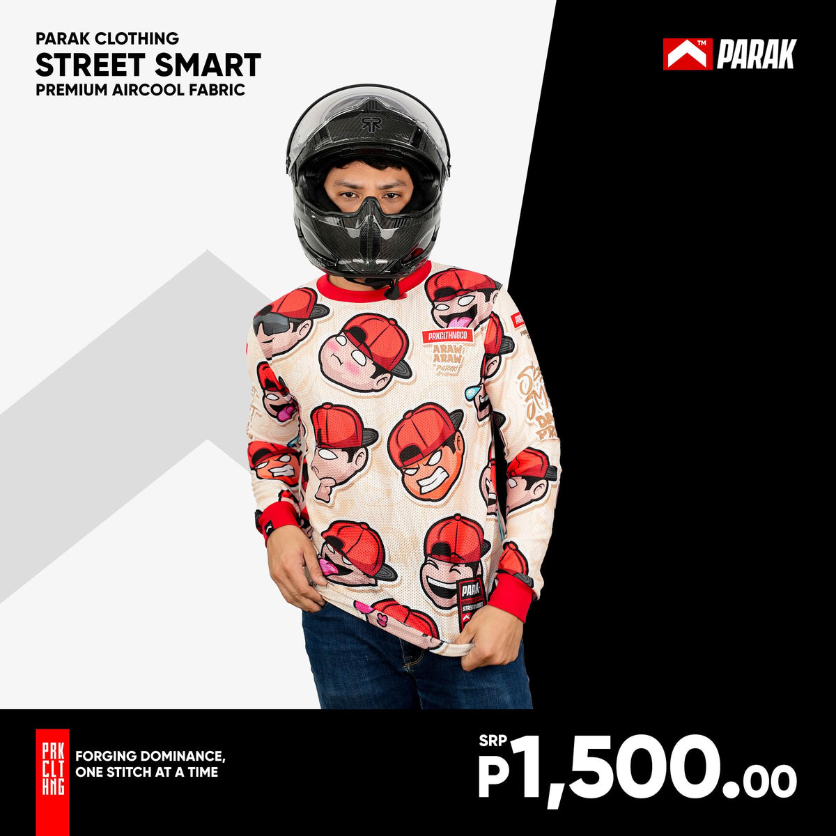 Parak Clothing Street Smart Aircool Fabric Riding Jersey