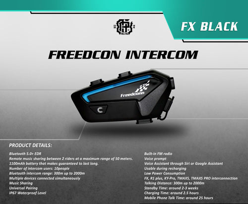 FREEDCONN PHILIPPINES BLUETOOTH MOTORCYCLE INTERCOM HELMET HEADSET