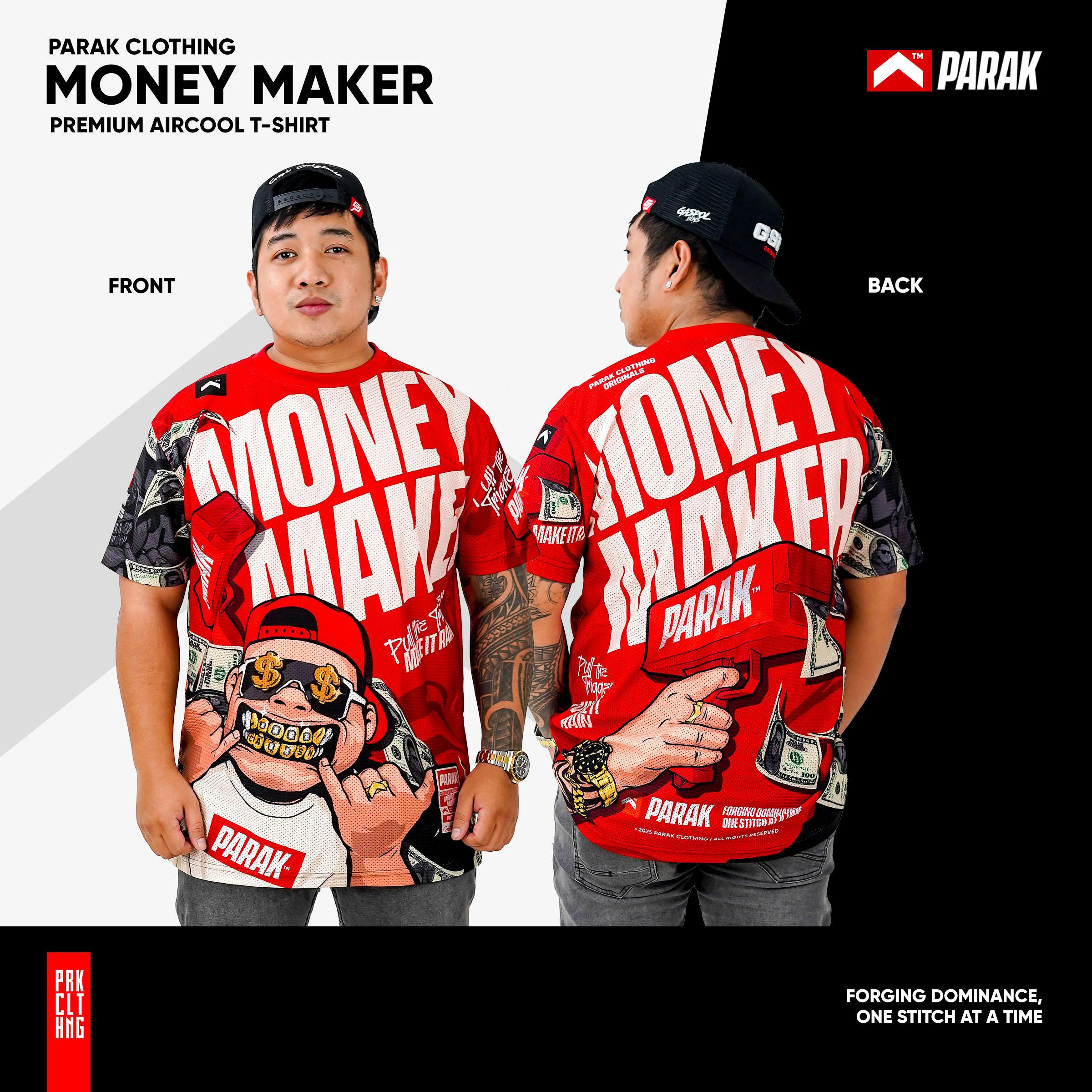 Parak Clothing Money Maker Aircool Fabric T-shirt