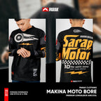 Parak Clothing X Makina Moto Bore Longsleeve Aircool Fabric Limited Edition