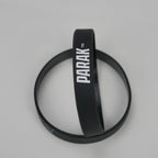 Parak Clothing Silicone Wristband - Simple Minimalistic Accessory for Parak Clothing Collection - Black Silicone Material