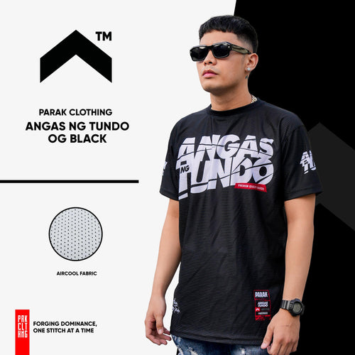 Parak Clothing Angas ng Tundo OG Black Aircool Fabric Limited Edition T-Shirt
