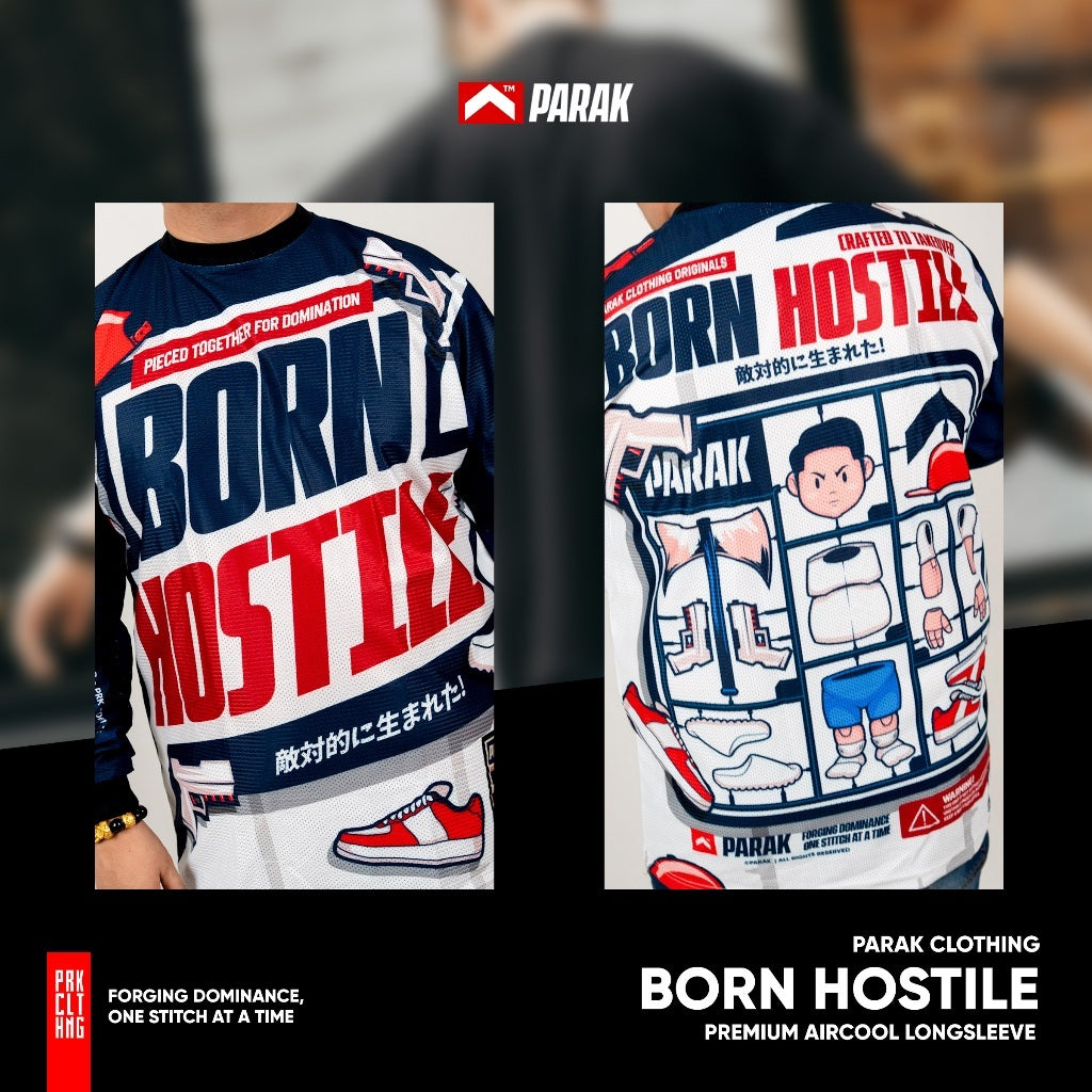 Parak Clothing Born Hostile Aircool Riding Jersey 4