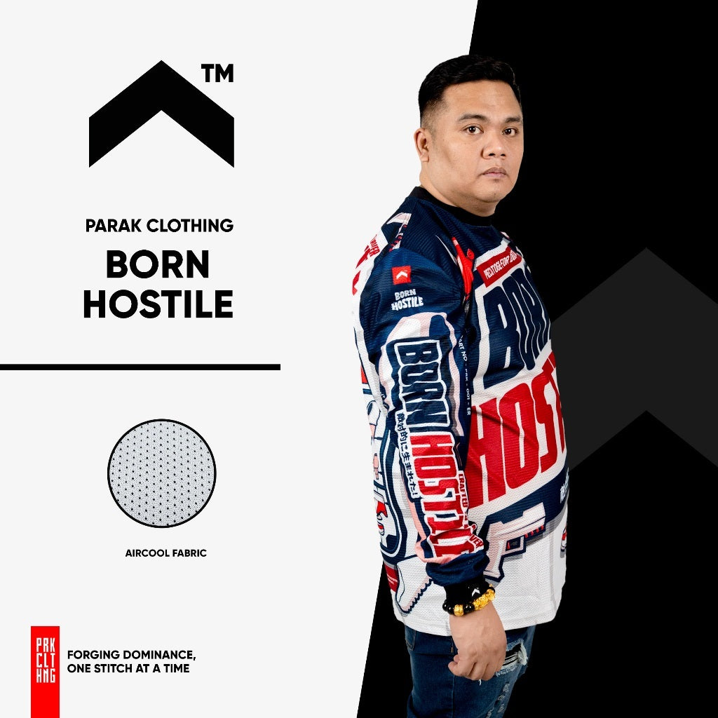 Parak Clothing Born Hostile Aircool Riding Jersey 3
