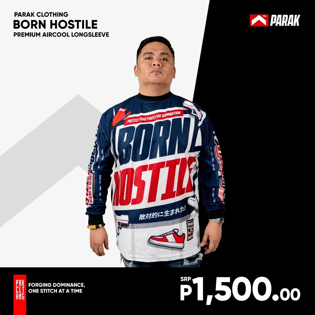 Parak Clothing Born Hostile Aircool Riding Jersey 1